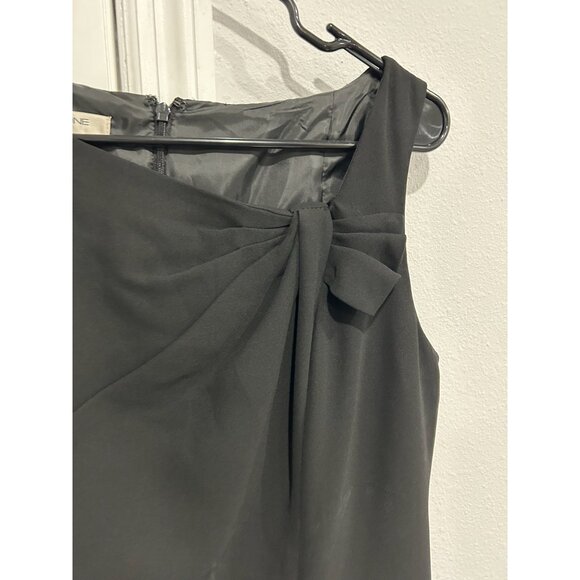 Evan-Picone Womens Black Sleeveless Knee-Length Dress Size 14 - Picture 5 of 10